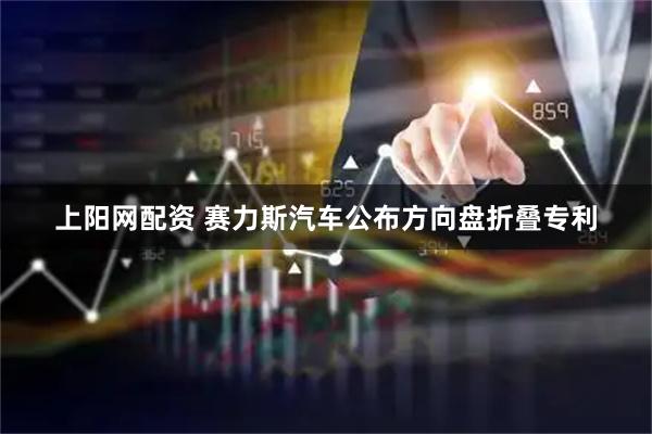 上阳网配资 赛力斯汽车公布方向盘折叠专利